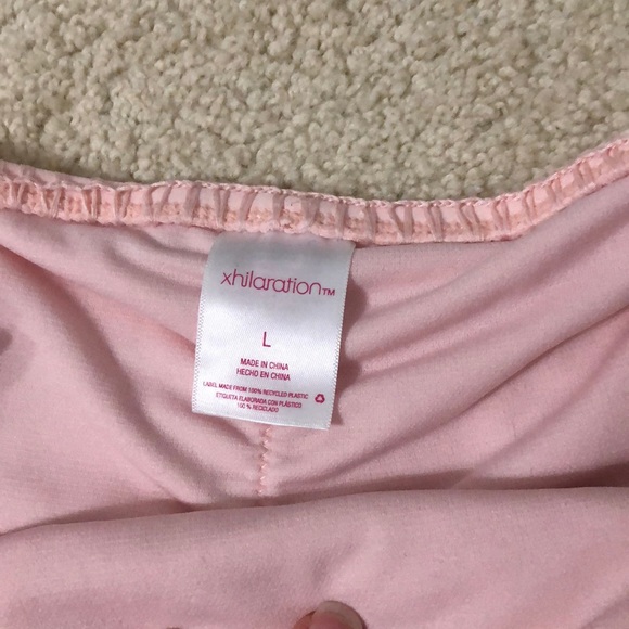 Xhilaration ruched back crochet tie bikini bottom - Picture 3 of 5